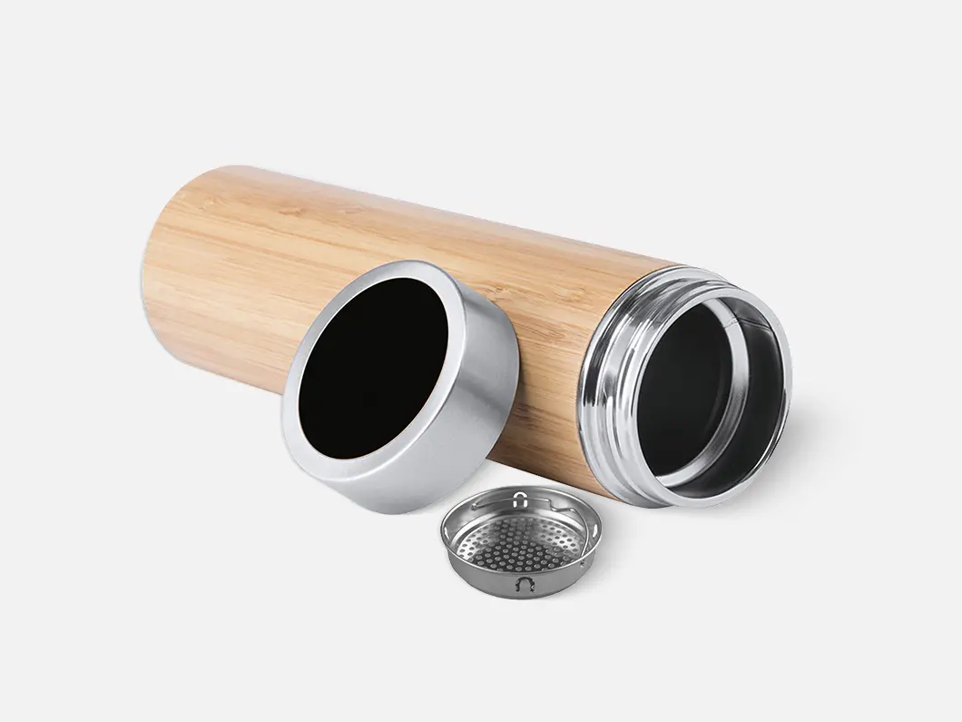 Bamboo 15oz Smart Temperature Vacuum Bottle - View 1