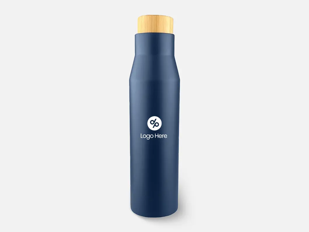 20oz Bamboo Lid Vacuum Insulated Stainless Steel Water Bottle