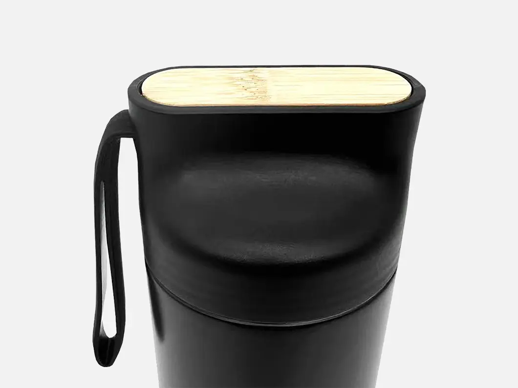 20oz Vacuum Insulated Stainless Steel Water Bottle with Strap - View 3