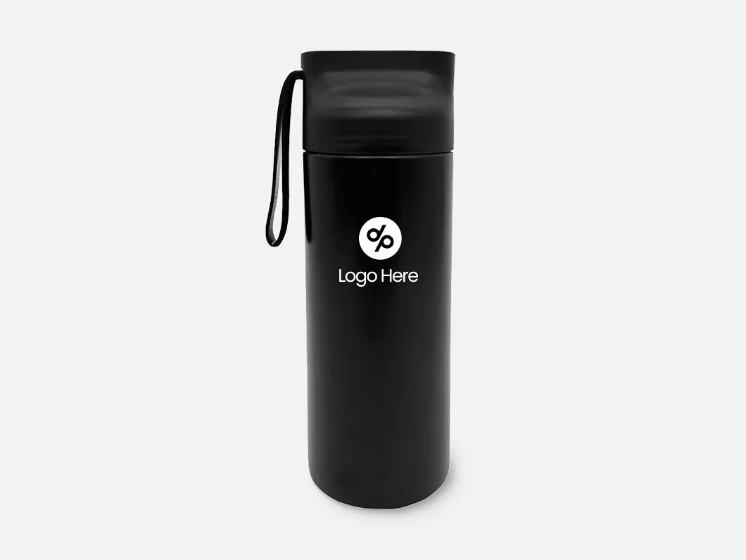 20oz Vacuum Insulated Stainless Steel Water Bottle with Strap - View 4