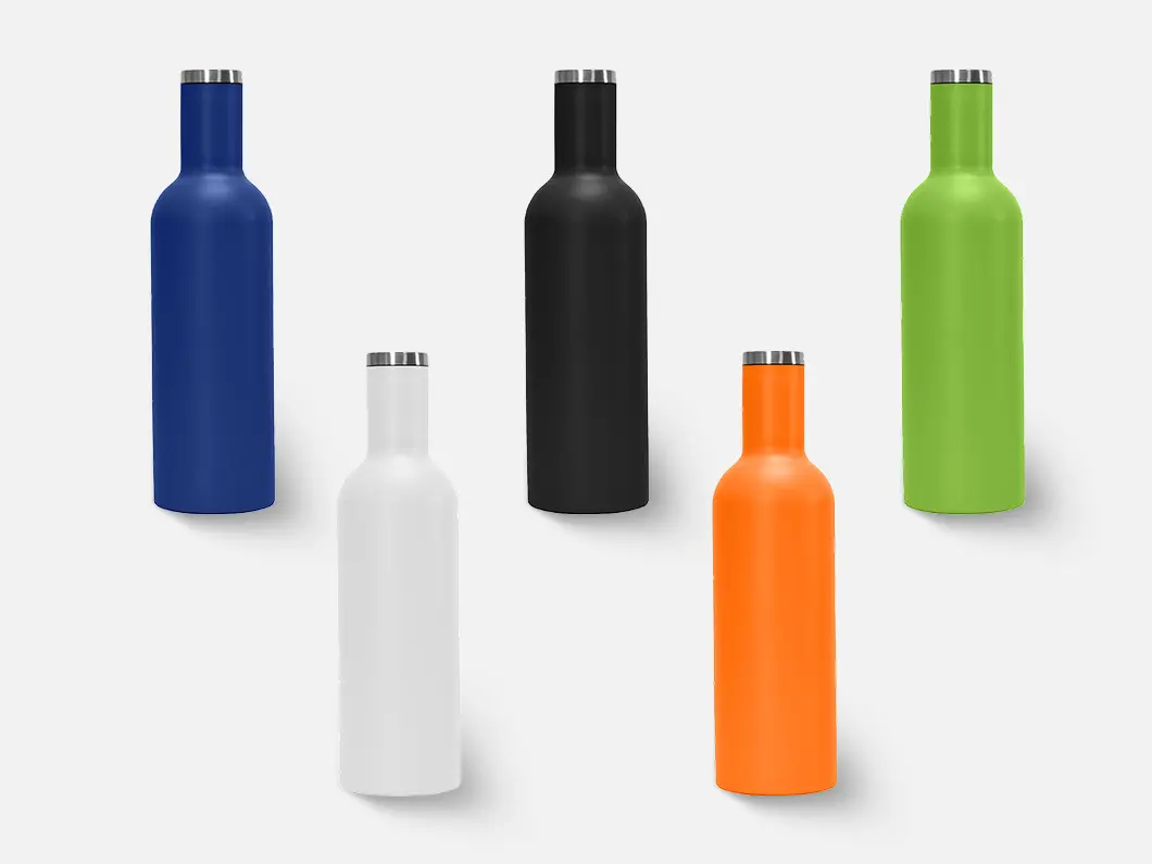 24.6oz Wine Bottle Shape Vacuum Insulated Stainless Steel Water Bottle - View 1