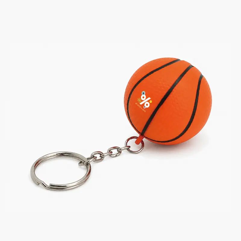 Basketball Stress Reliever Keychain