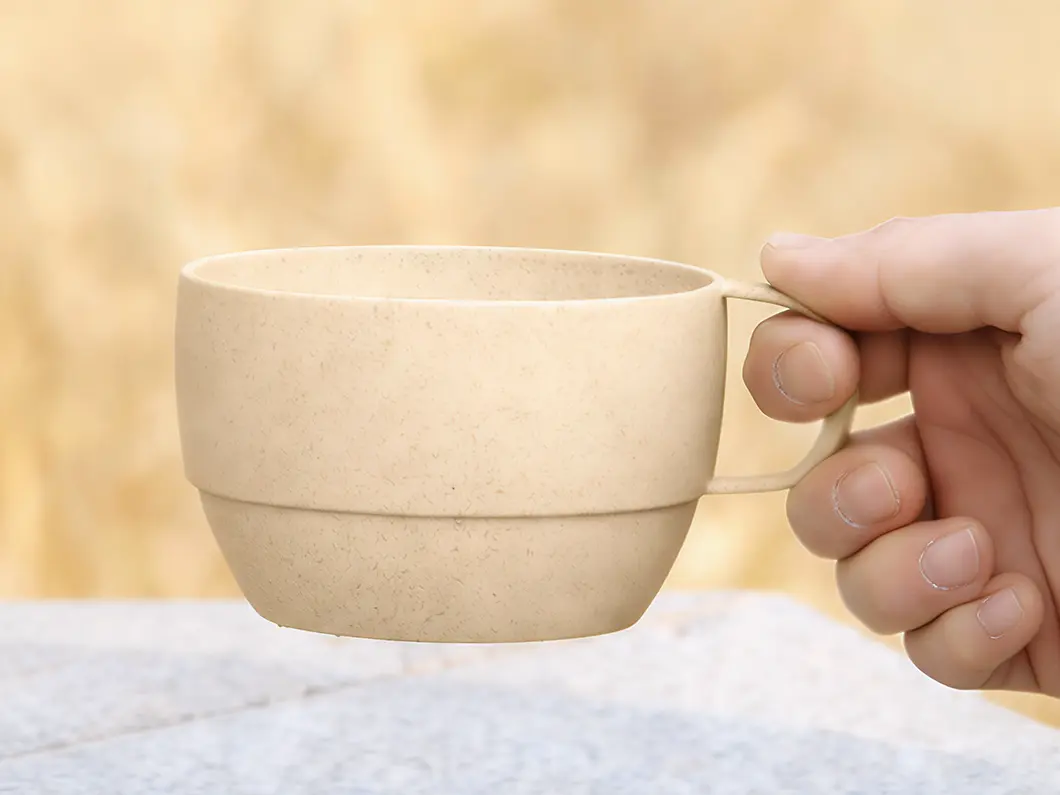 10oz Wheat Straw Coffee Mug - View 4