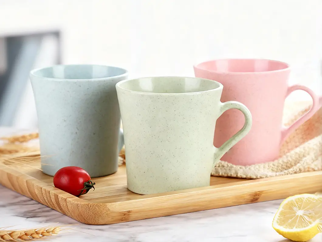 9.5oz Wheat Straw Fiber Cup - Overview