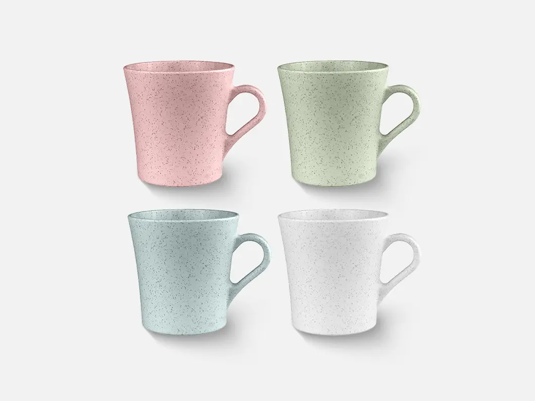 9.5oz Wheat Straw Fiber Cup - View 2