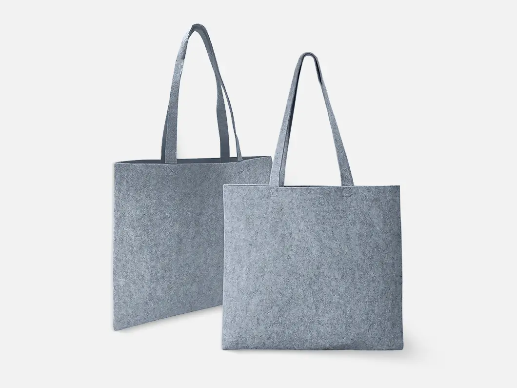 Minimalist Felt Tote Bag - View 2