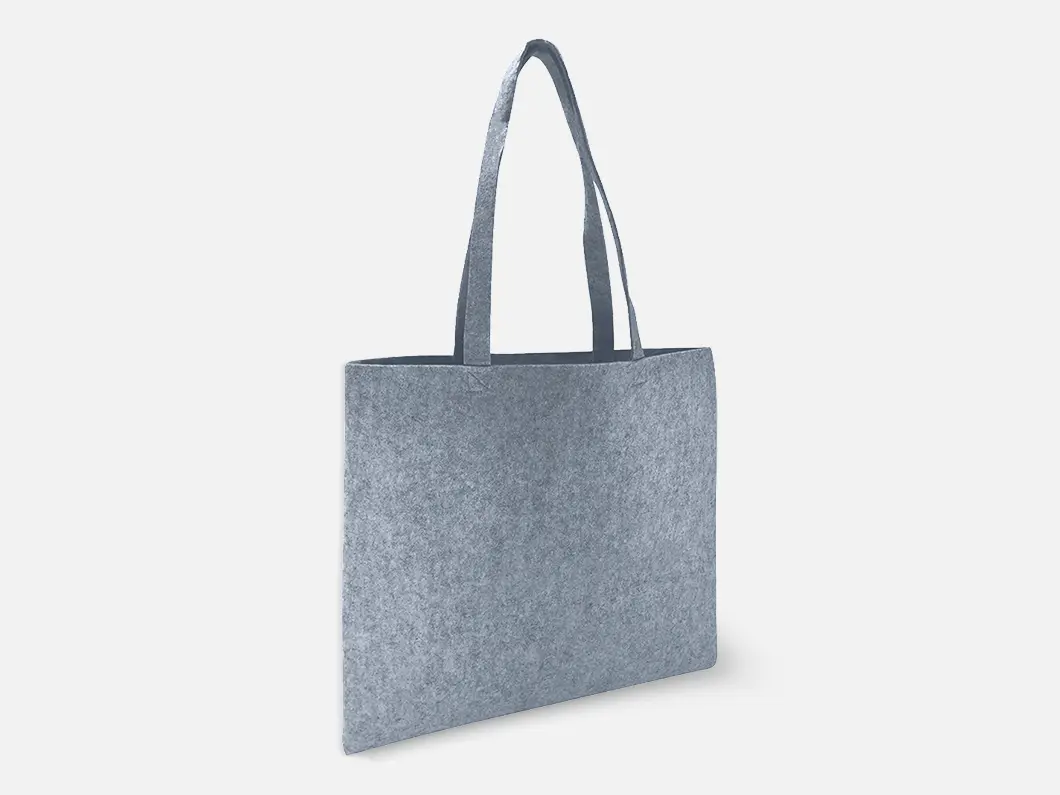 Minimalist Felt Tote Bag - View 3