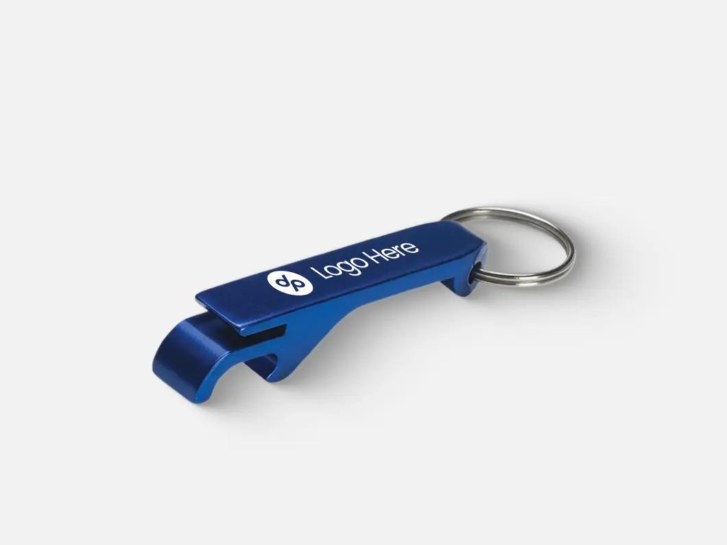 Aluminum Bottle Opener Keychain with Can Tab Lifter