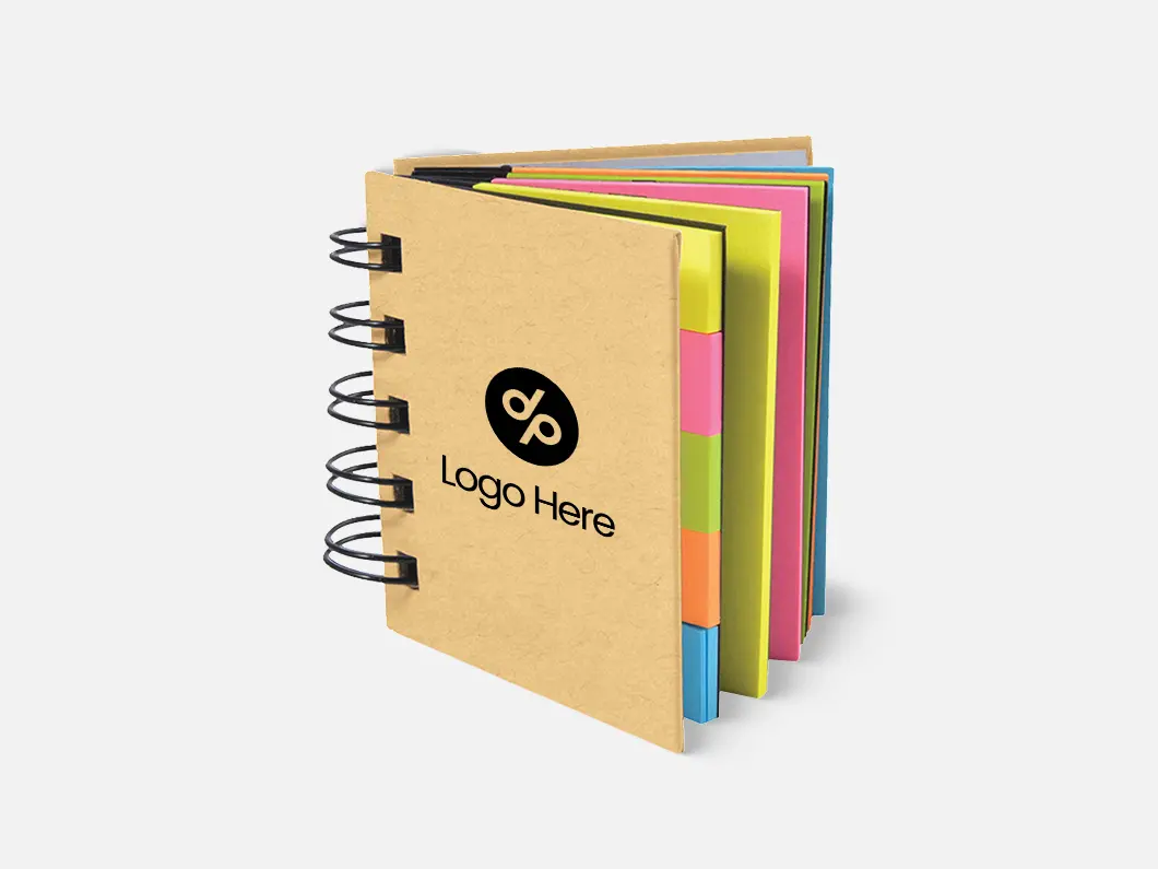 Note Pad Set with Sticky Flags - View 2