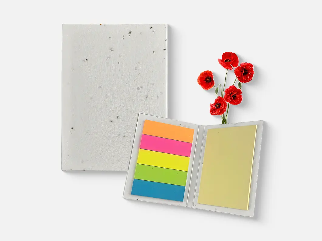 Seed Paper Sticky Notes Book - View 1