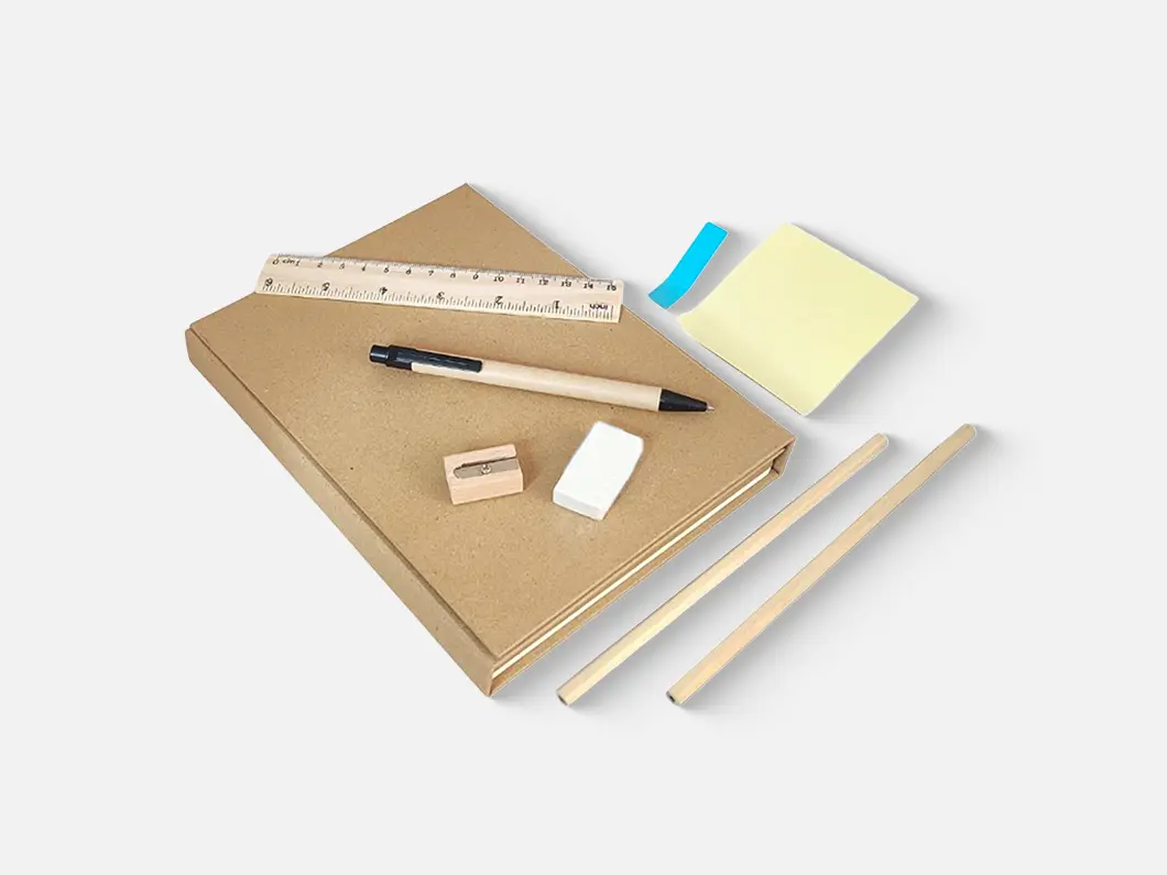 Kraft Notebook Organizer Set - View 2