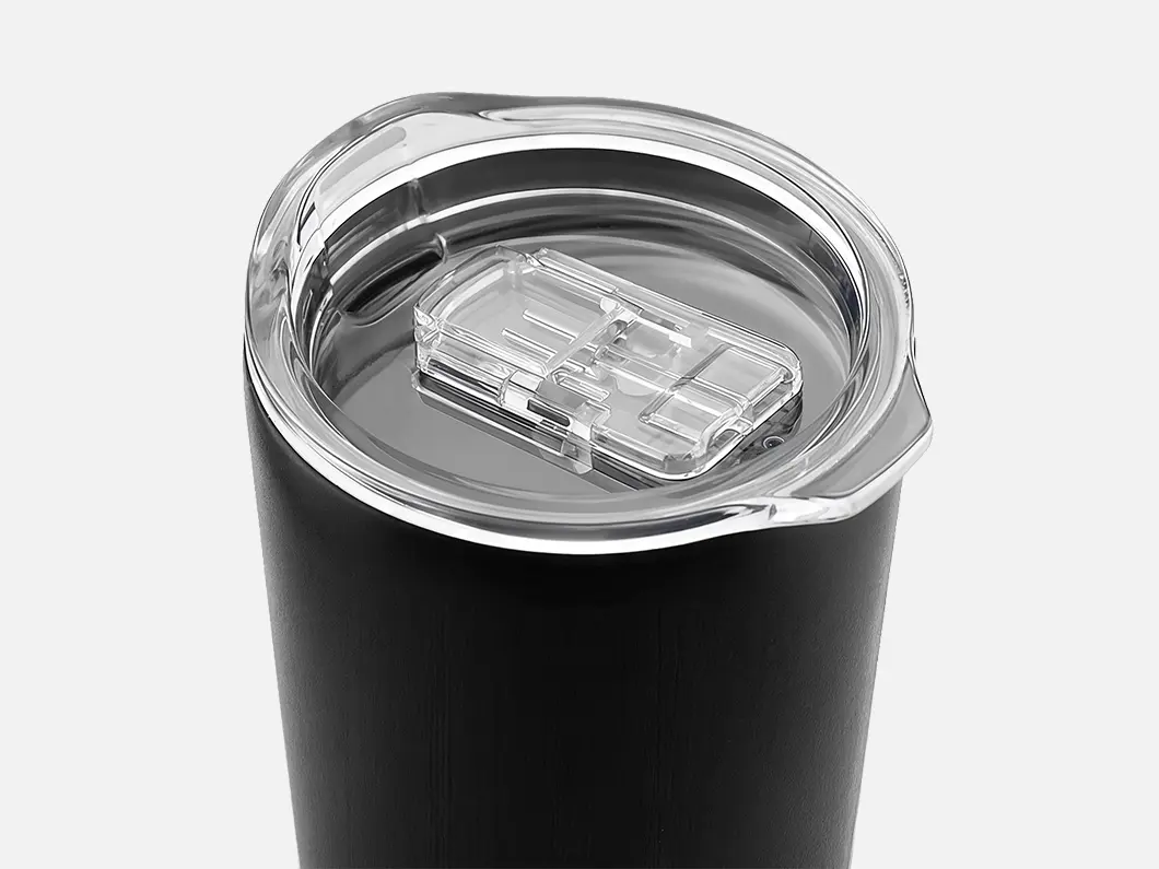 20oz Insulated Car Mug with Clear Lid - View 2
