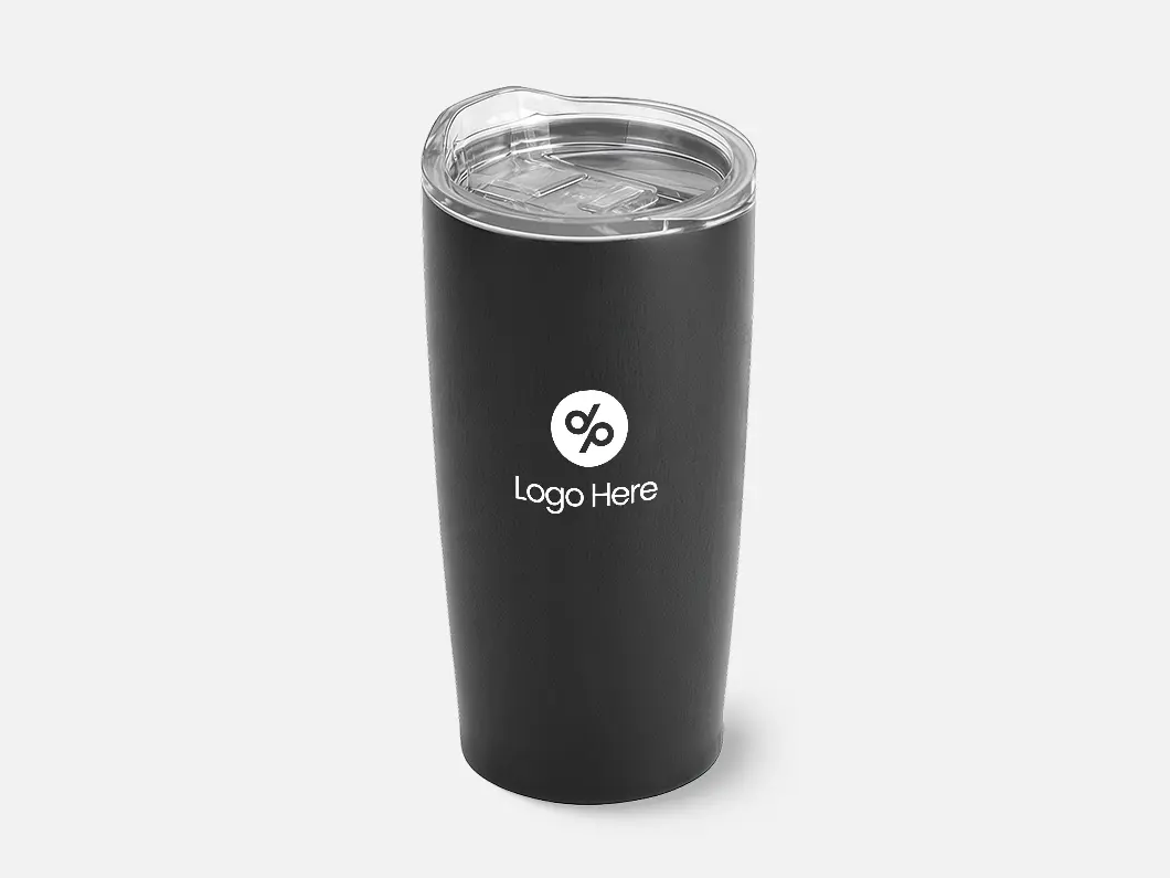 20oz Insulated Car Mug with Clear Lid - View 3