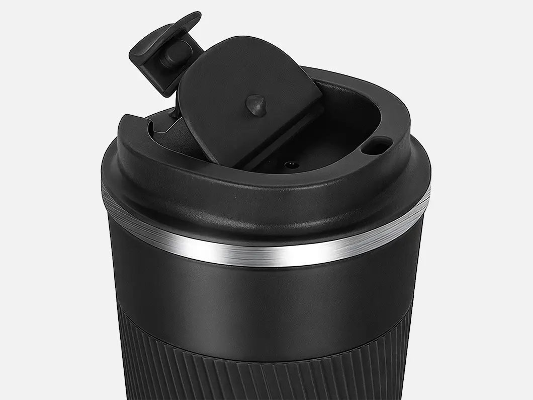 12oz Textured Grip Travel Mug - View 2