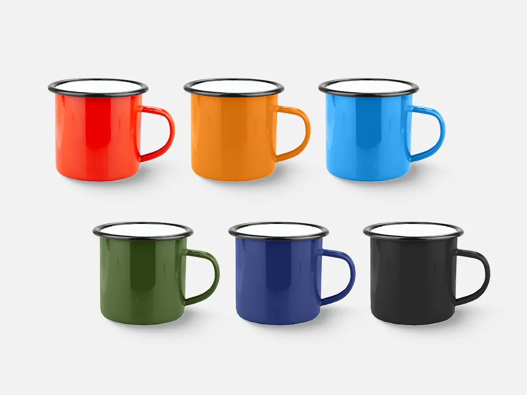 Vintage 12oz Enamel Mug - View 1