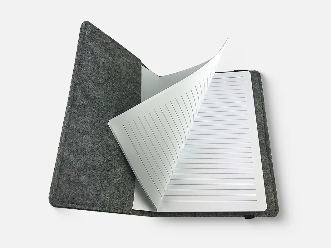 Felt Cover Notebook - Overview