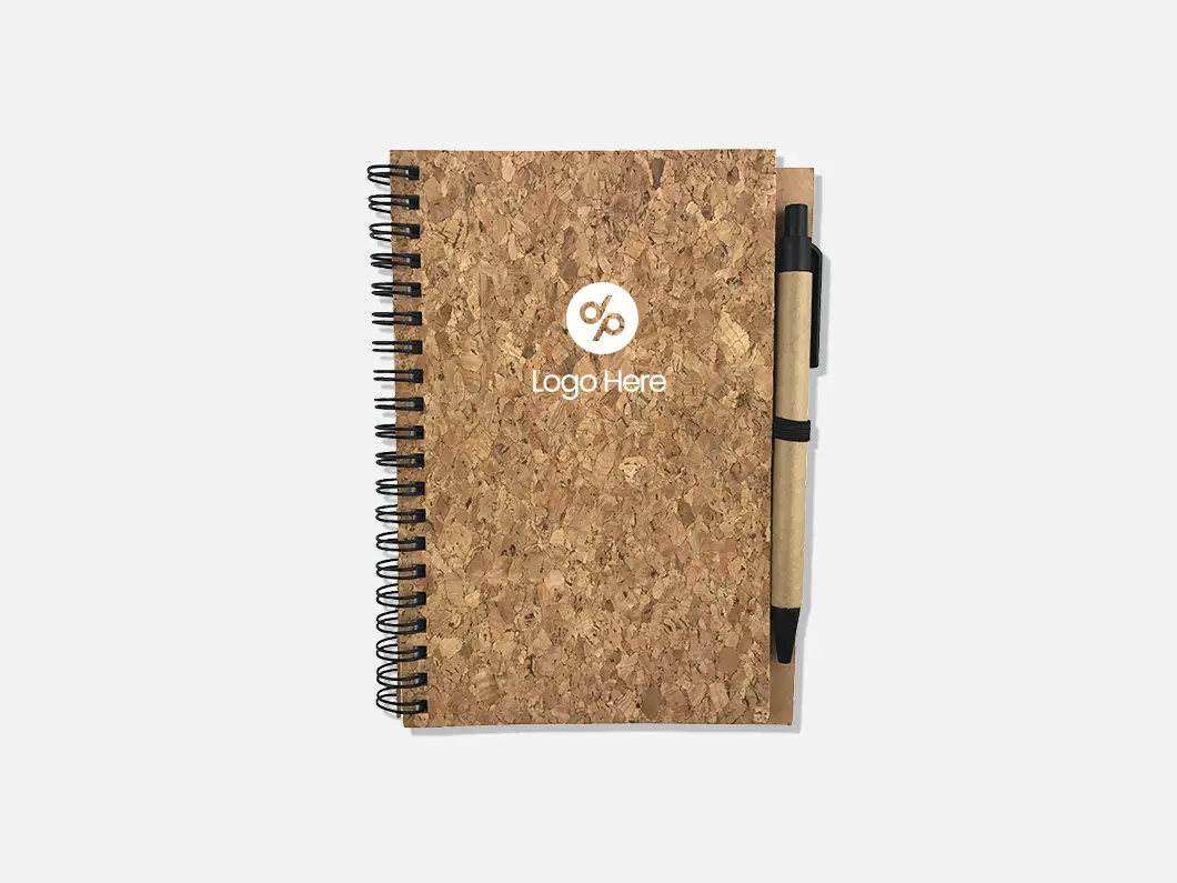 Cork Cover Spiral Notebook