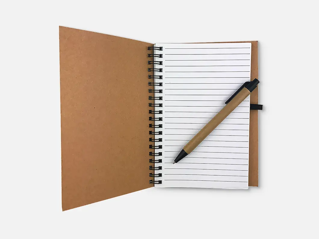 Cork Cover Spiral Notebook - View 1