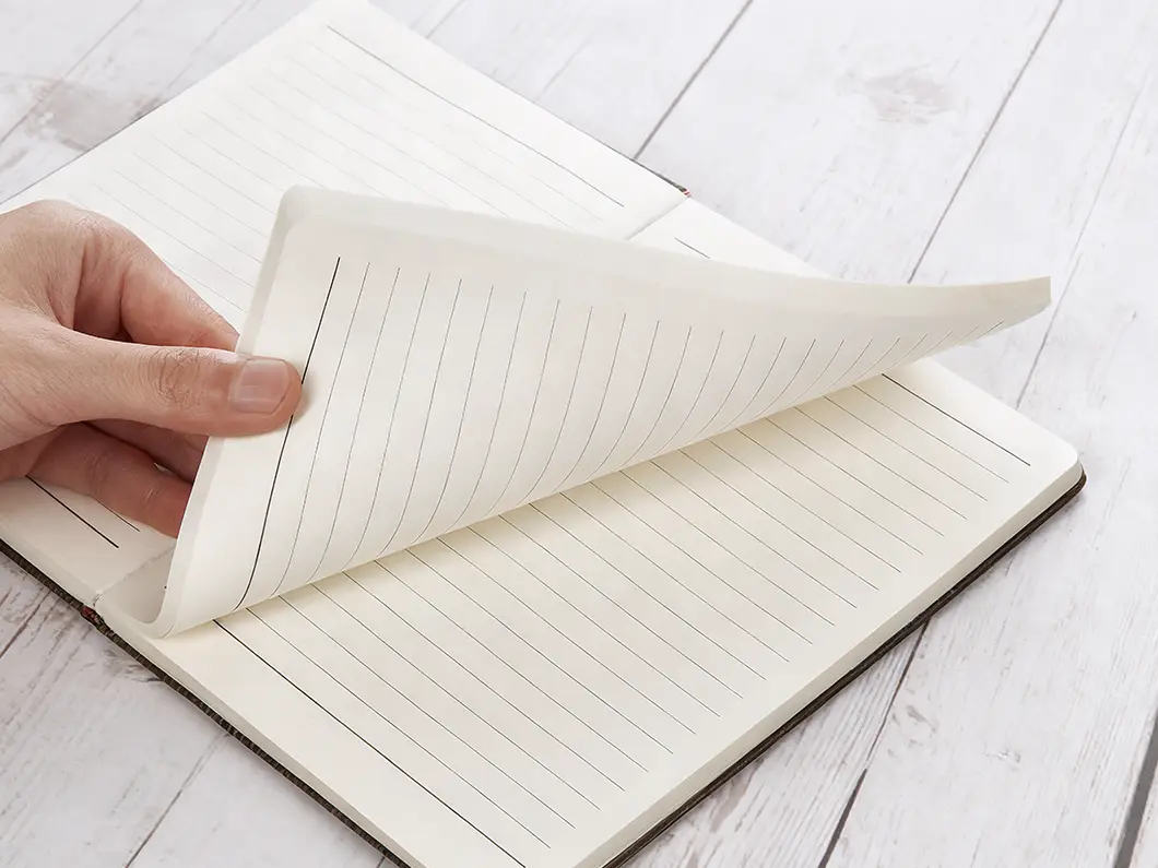 Wood Grain Hardcover Journal - View 3