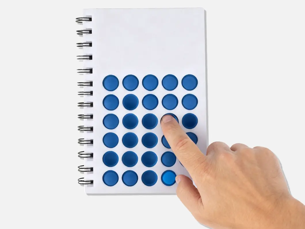 Notebook with Lined Pages - View 1