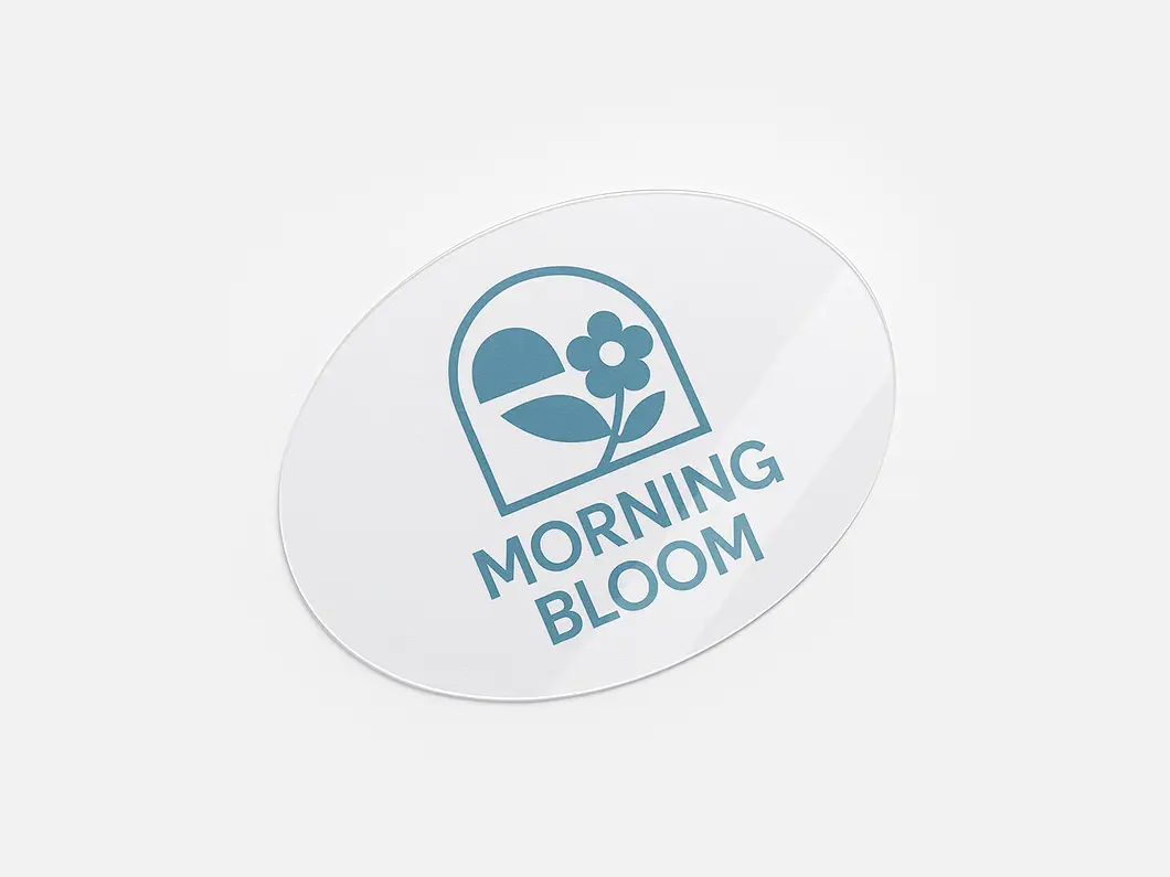 Oval Sticker Singles