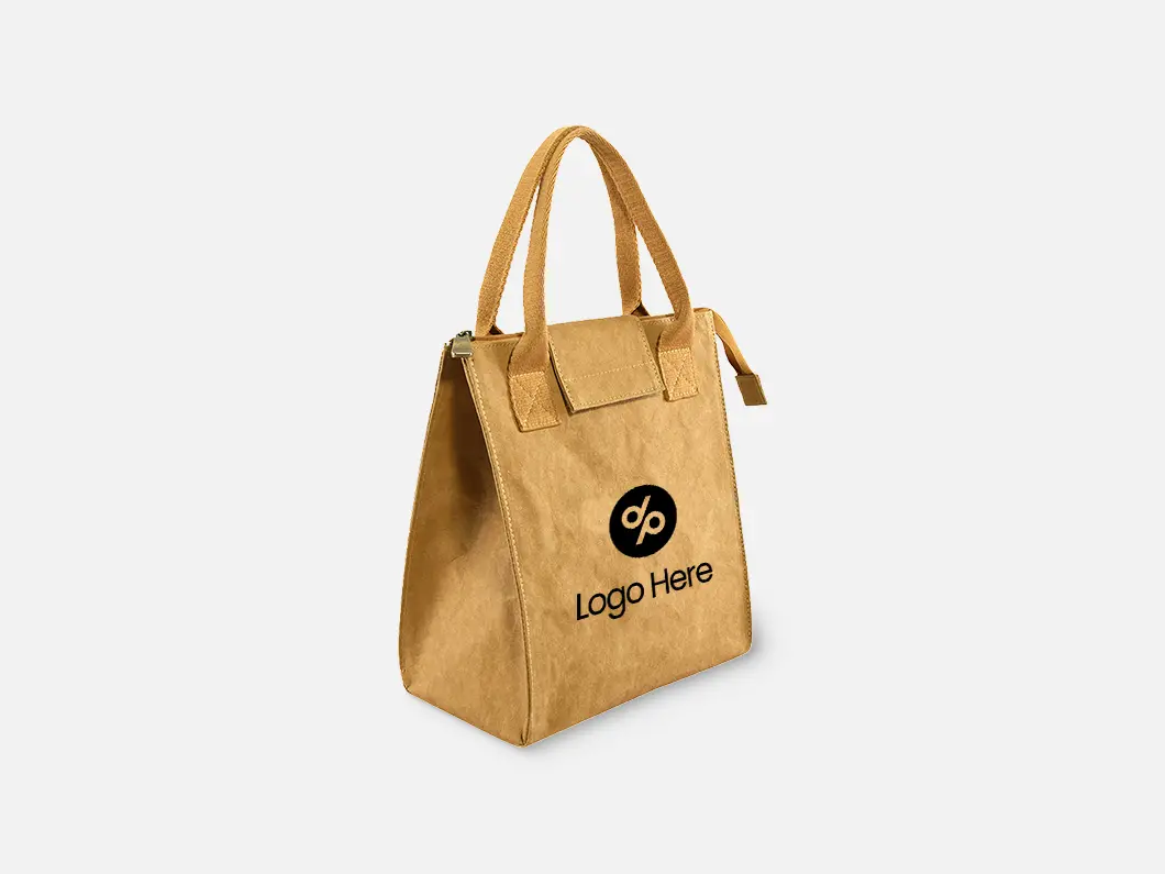 Kraft Paper Thermal Lunch Bag - View 3
