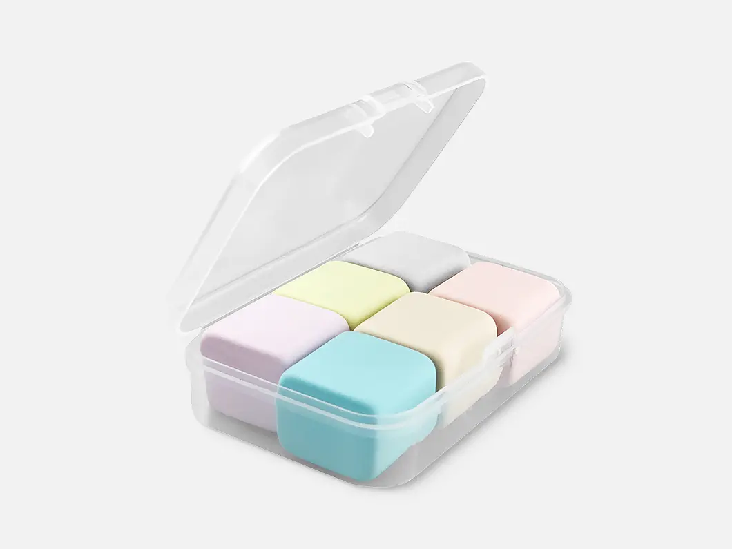 Cube Rubber Eraser Set - View 2