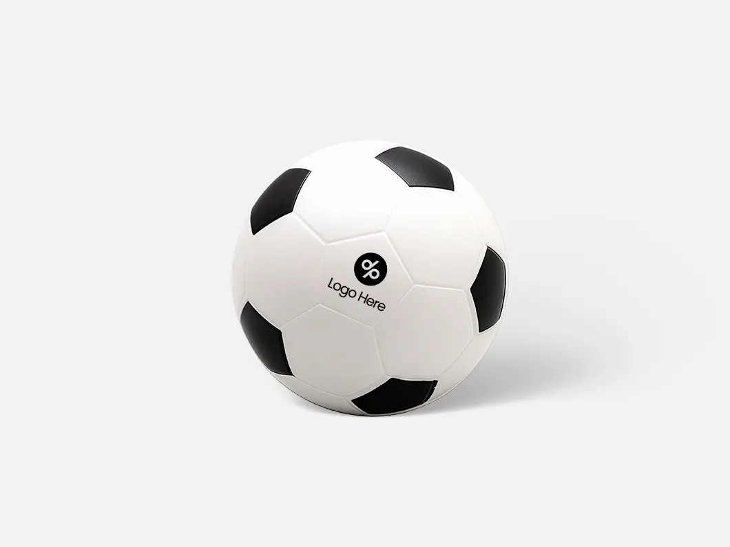 Small Soccer Stress Ball - View 1