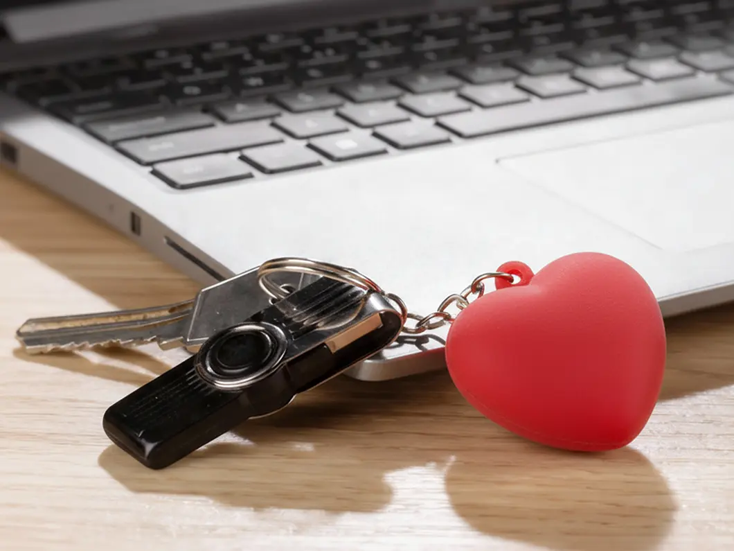 Heart Stress Reliever Keychain - Overview