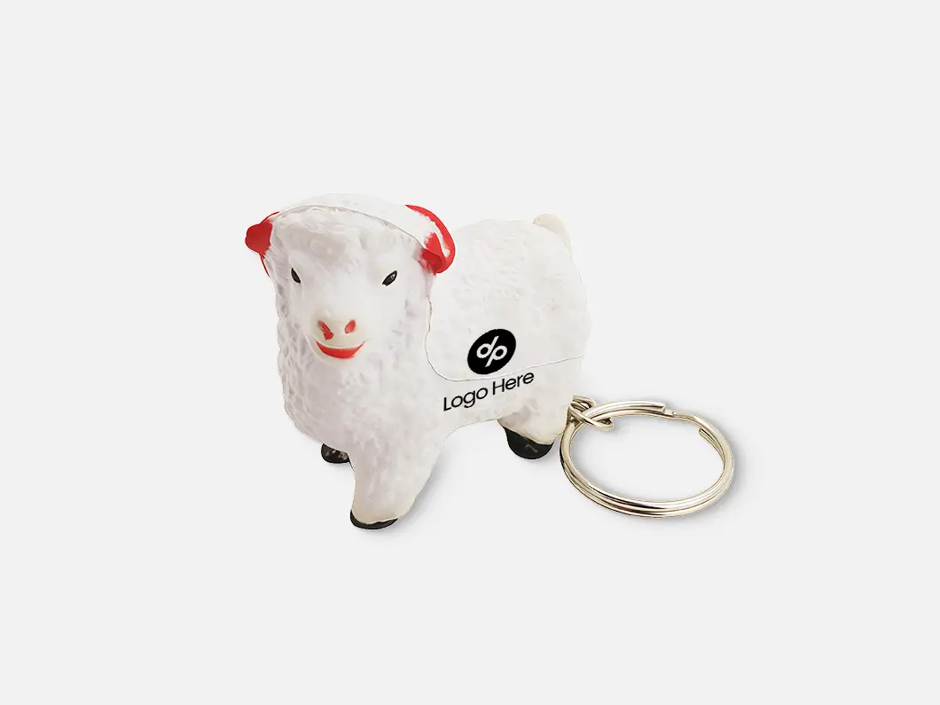 Sheep Stress Reliever Keychain