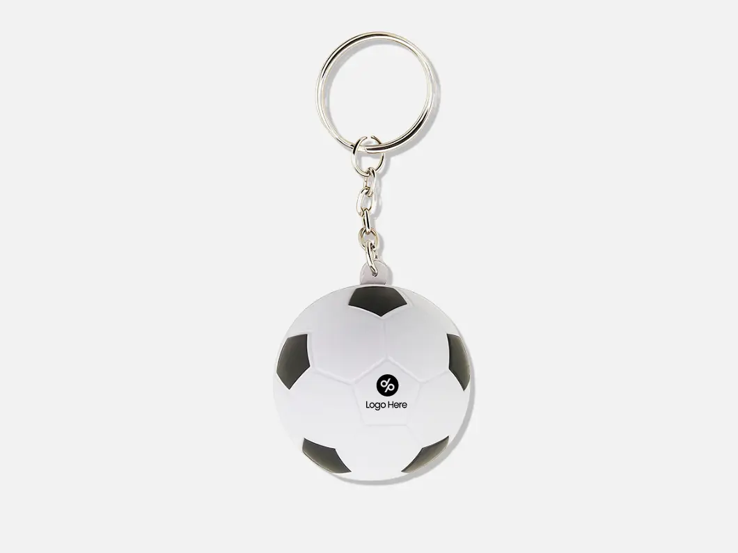 Soccer Ball Stress Reliever Keychain