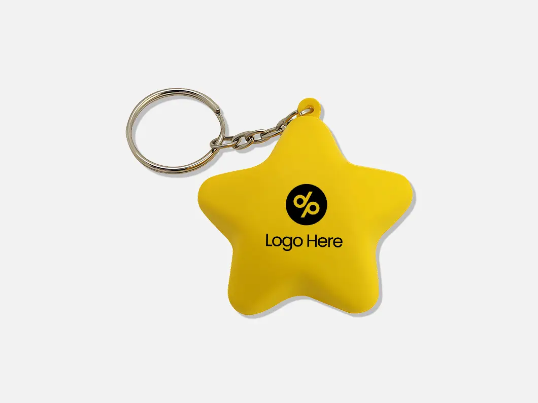 Star Stress Reliever Keychain - View 2