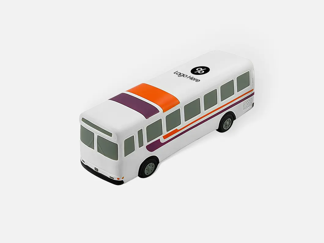 White Bus Stress Reliever