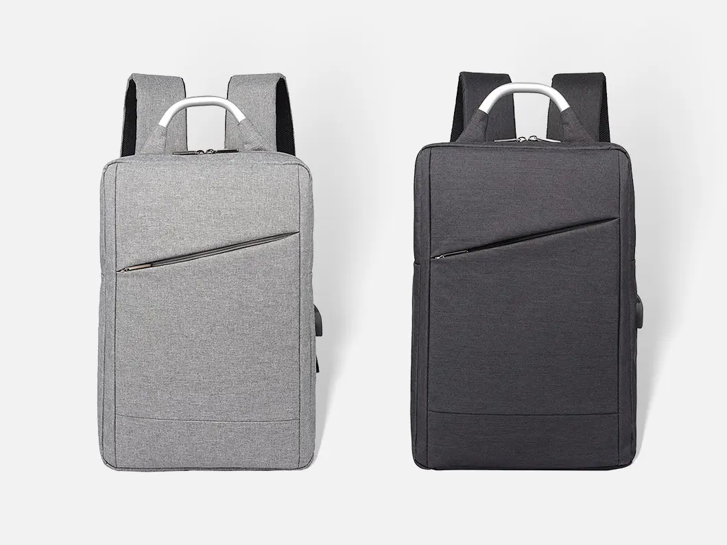Minimalist Business Laptop Backpack with USB - View 6