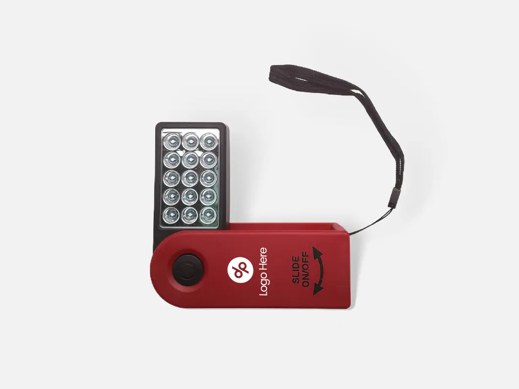 Magnetic LED Flashlight with 15 LEDs