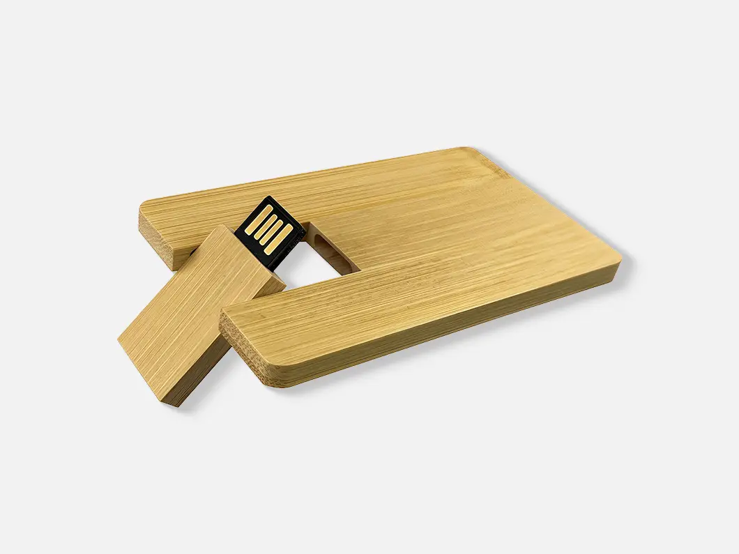 Bamboo Card USB Flash Drive - View 3