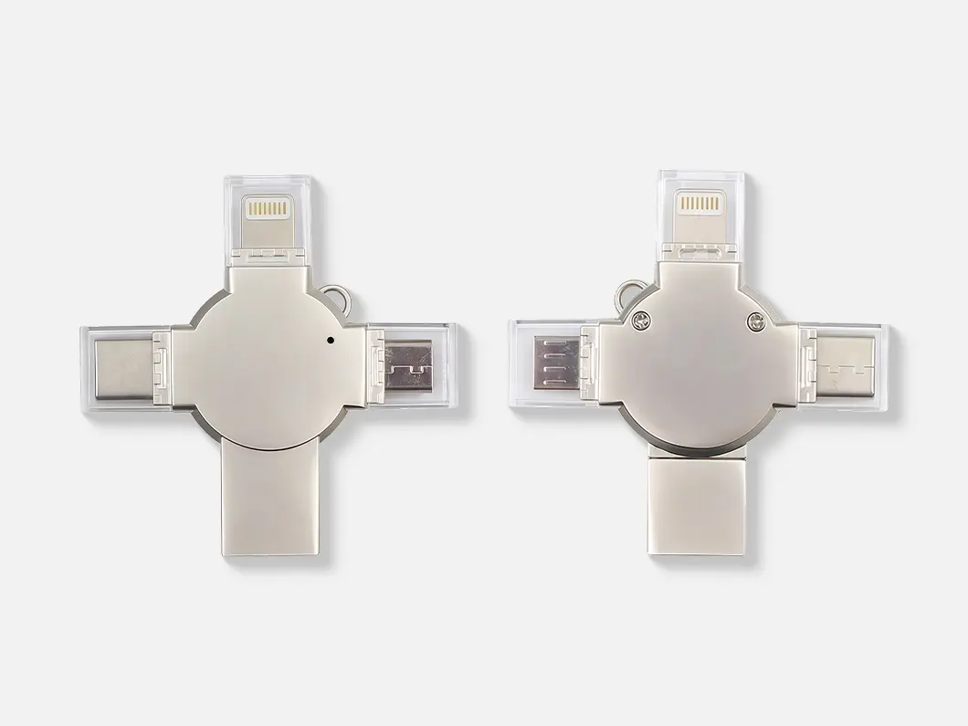 4-in-1 USB 2.0 Multi-Interface Flash Drive - View 1