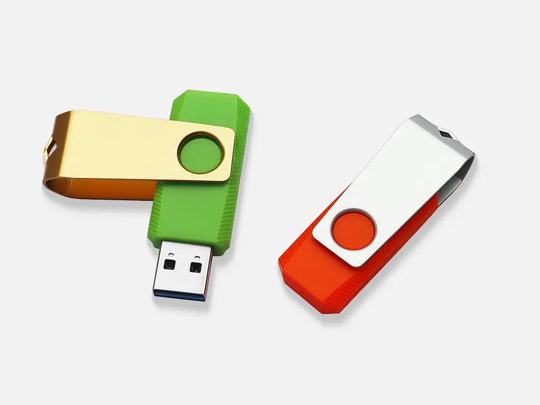 ABS + Metal USB 2.0 Flash Drive - View 2