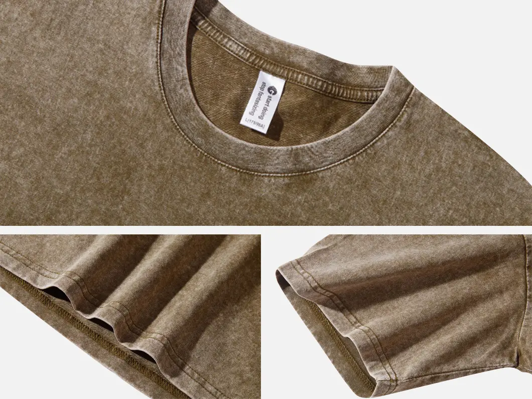 Washed Cotton T-Shirt - View 4