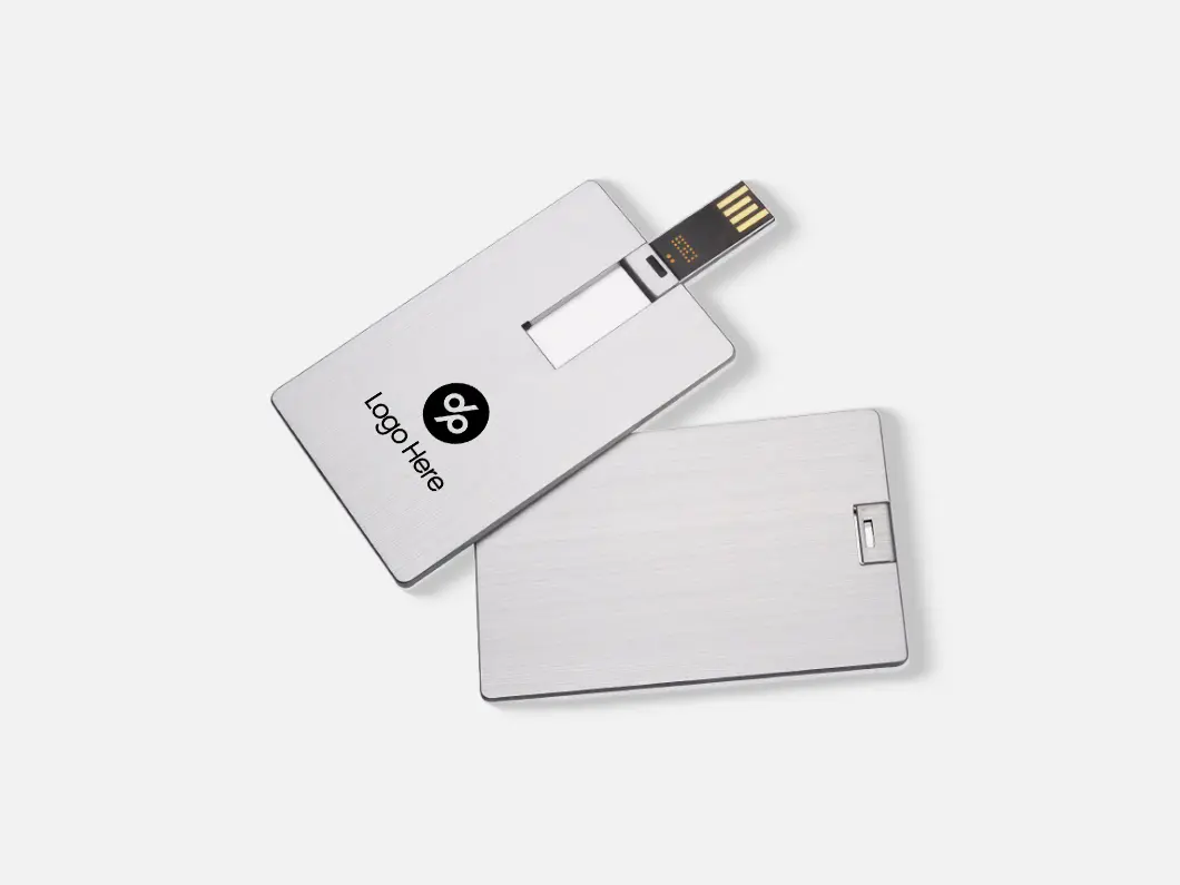 Metal Credit Card USB 2.0 Flash Drive