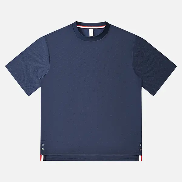 Navy Pique Blue