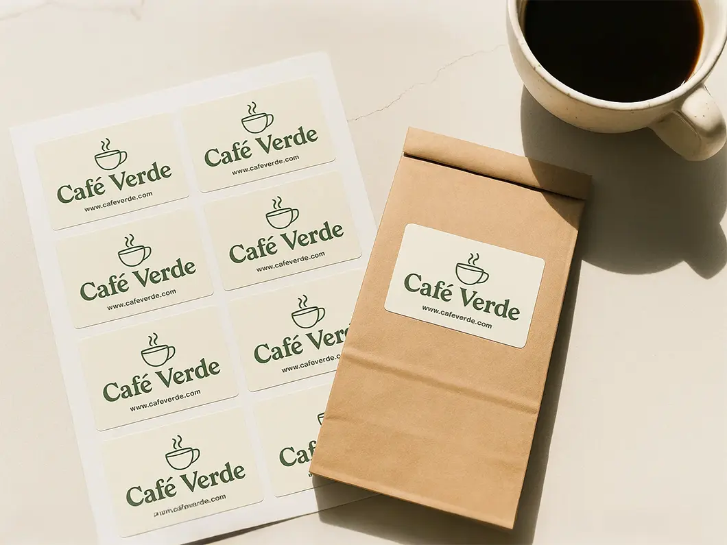 Business Card Stickers  - View 1