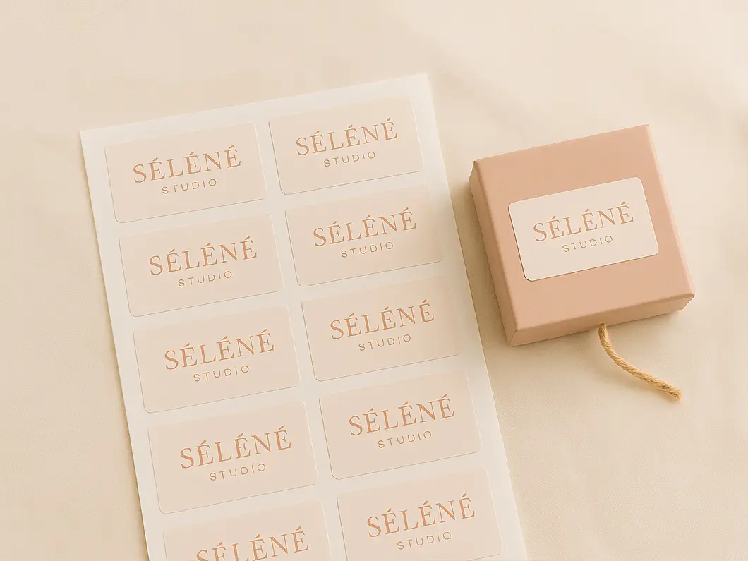 Business Card Stickers  - View 2