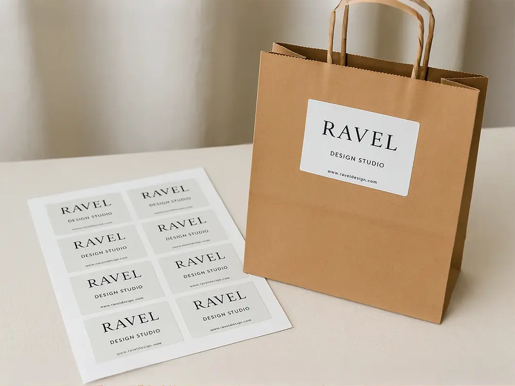 Business Card Stickers  - View 4
