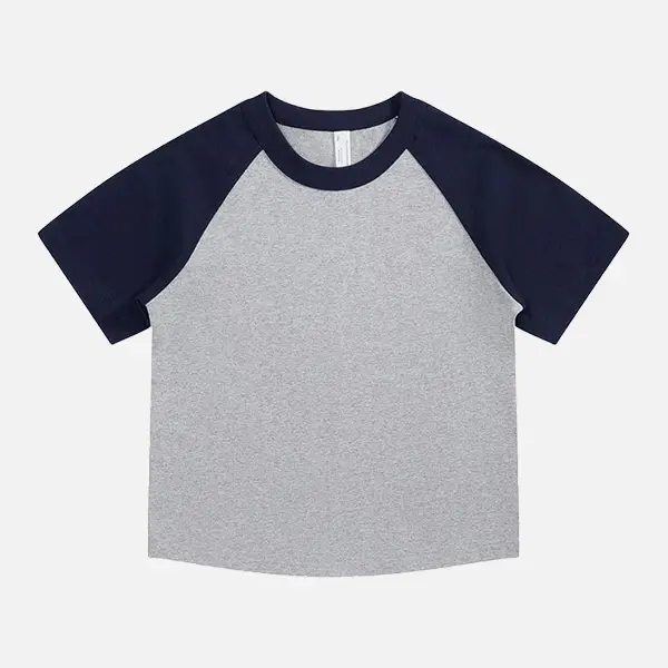 Athletic Gray Navy Raglan