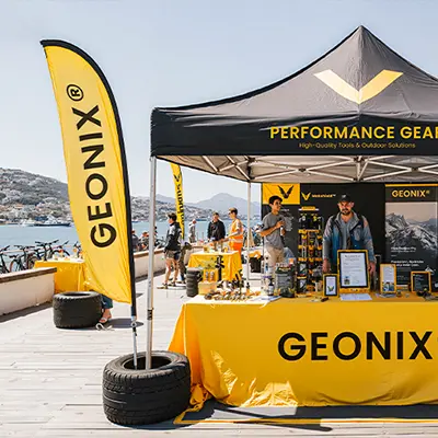 Outdoor Displays, Flags & Tents