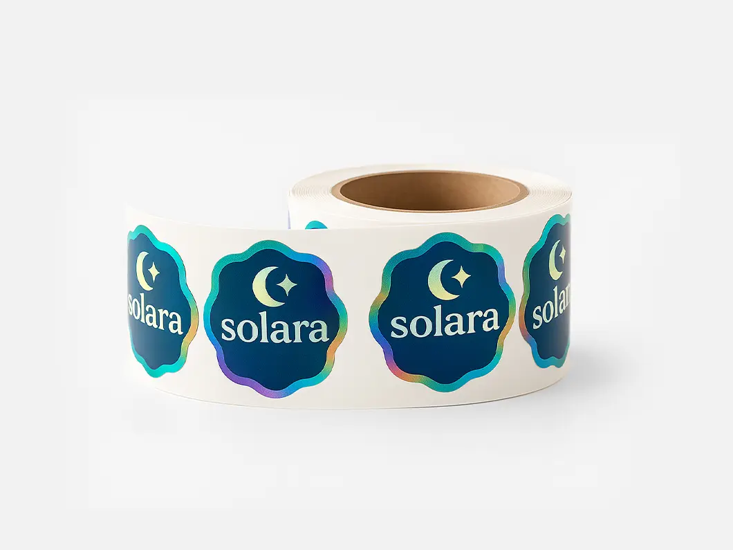 Holographic Shimmer Labels