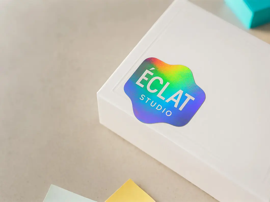 Holographic Shimmer Labels - View 5