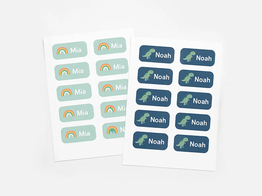 Kids Name Labels