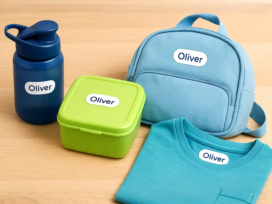 Kids Name Labels - View 1